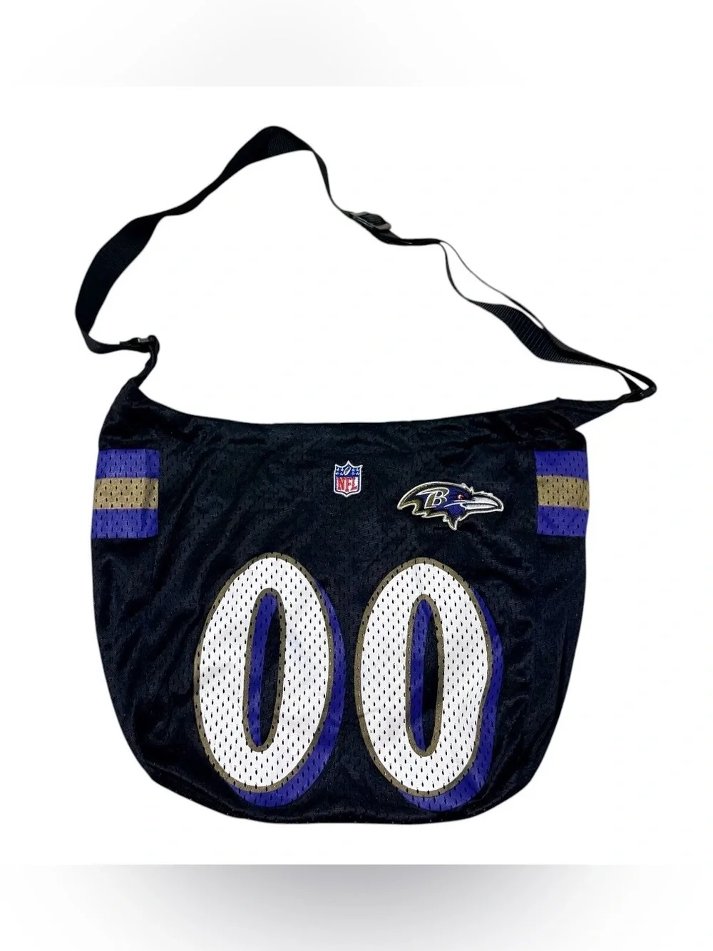 ProFANity NFL Baltimore Ravens No. 00 Jersey Hobo Bag